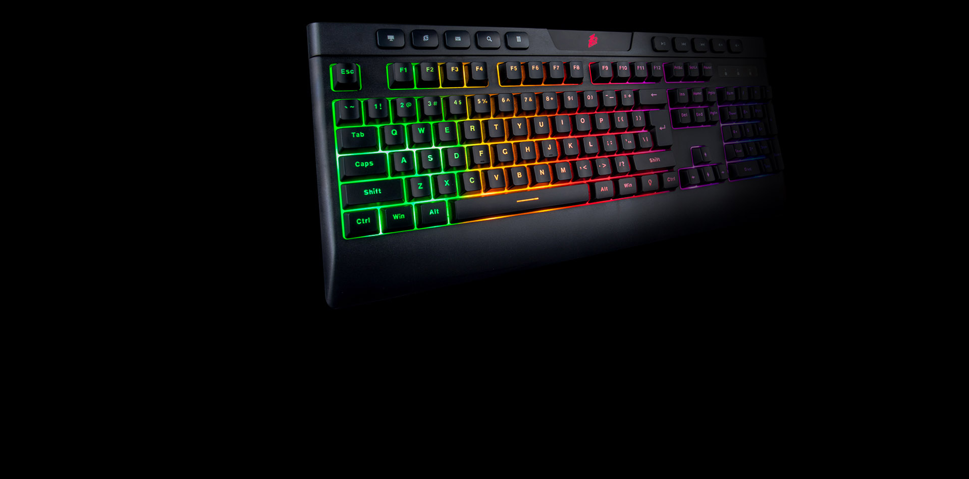 Clavier Gamer PRO-K8 : Rétro-éclairage LED RGB ultra-design